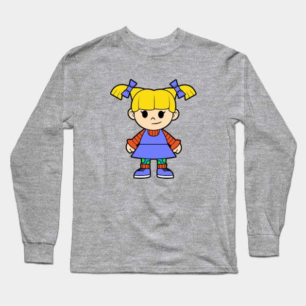 Angelica Rugrats Long Sleeve T-Shirt by liora natalia